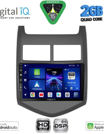 DIGITAL IQ BXC 3074_CPAA (9inc) MULTIMEDIA TABLET for CHEVROLET AVEO mod. 2011-2014