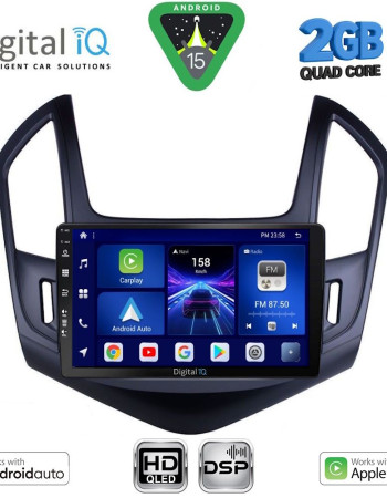 DIGITAL IQ BXC 3077_CPAA (9inc) MULTIMEDIA TABLET for CHEVROLET CRUZE mod. 2013-2015