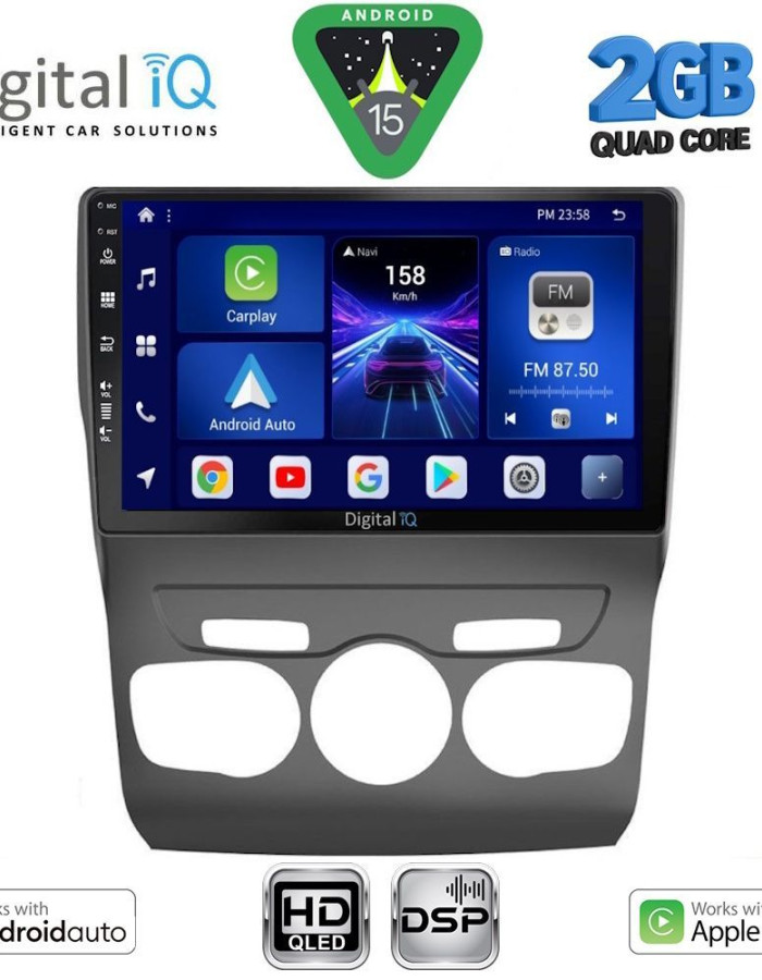DIGITAL IQ BXC 3085_CPAA (10inc) MULTIMEDIA TABLET for CITROEN C4 -DS4 mod. 2011-2018