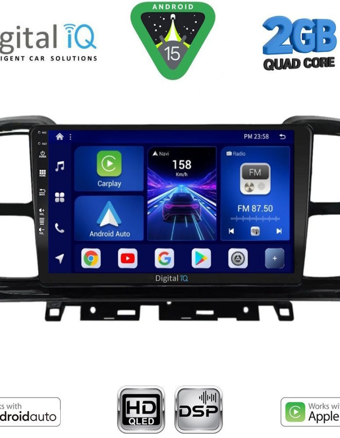 DIGITAL IQ BXC 3088_CPAA (9inc) MULTIMEDIA TABLET for CITROEN C5 AIRCROSS mod. 2017-2021