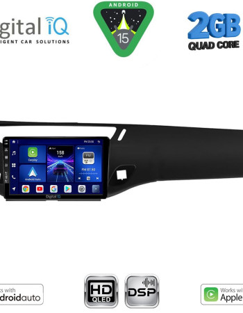 DIGITAL IQ BXC 3092BL_CPAA (9inc) MULTIMEDIA TABLET for CITROEN C3 - DS3 mod. 2009-2016 (BLACK)