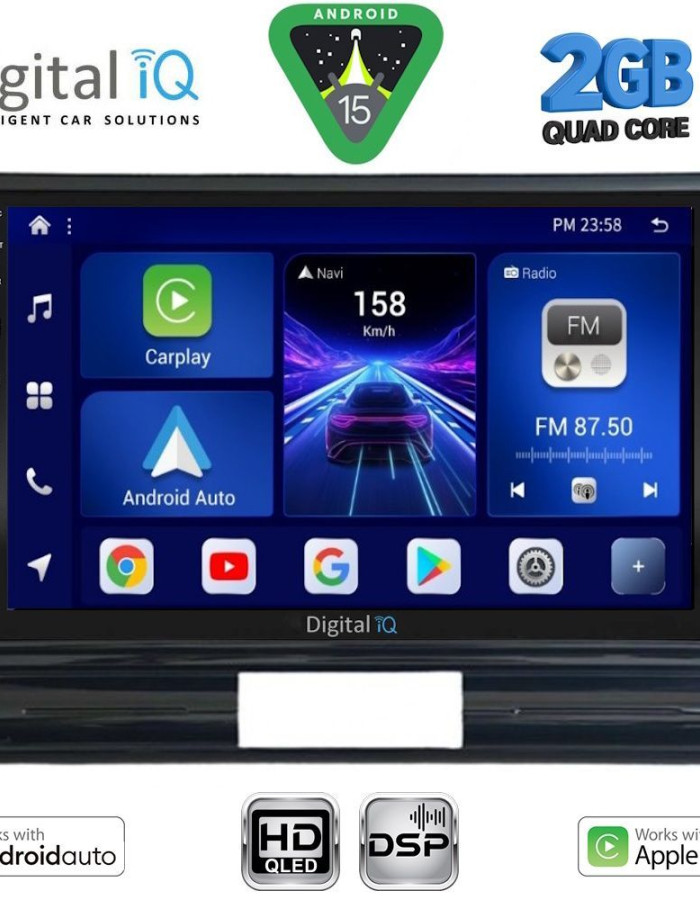 DIGITAL IQ BXC 3093L_CPAA (9inc) MULTIMEDIA TABLET for CITROEN C3 - DS3 mod. 2016-2024 Low Version