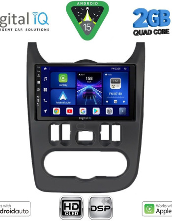 DIGITAL IQ BXC 3101BL_CPAA (9inc) MULTIMEDIA TABLET for DACIA DUSTER – LOGAN – SANDERO mod. 2006-2012 (BLACK)