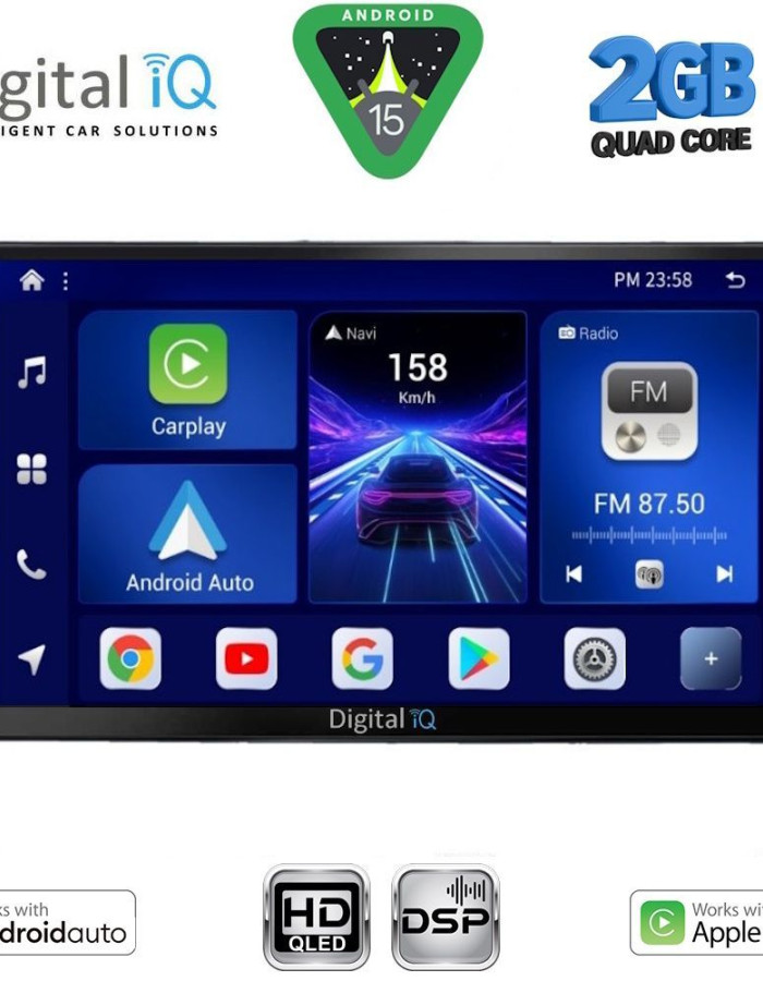 DIGITAL IQ BXC 3102_CPAA (9inc) MULTIMEDIA TABLET for DACIA DUSTER mod. 2012-2019