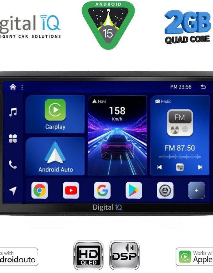 DIGITAL IQ BXC 3104_CPAA (10inc) MULTIMEDIA TABLET for DACIA DUSTER mod. 2019-2025