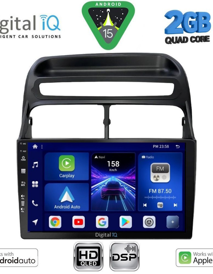 DIGITAL IQ BXC 3129_CPAA (9inc) MULTIMEDIA TABLET for FIAT LINEA mod. 2007-2011
