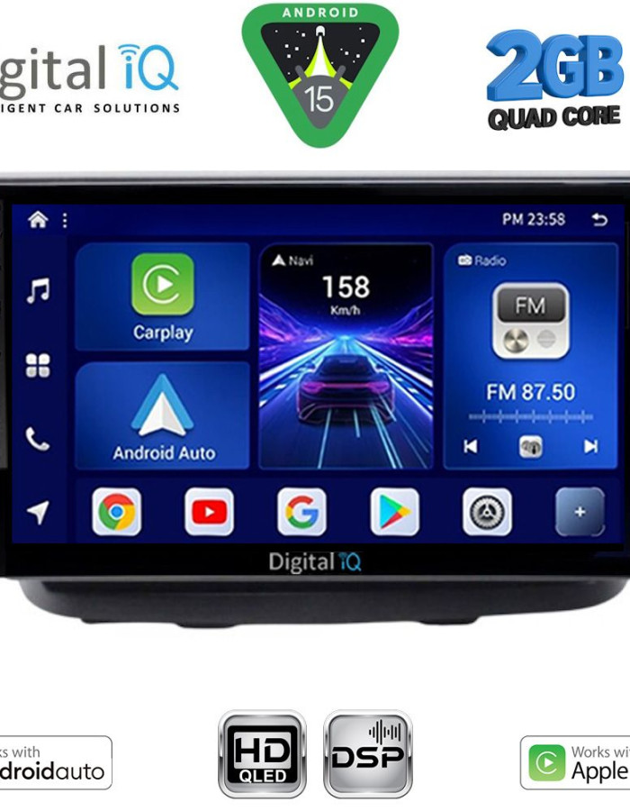 DIGITAL IQ BXC 3135_CPAA (10inc) MULTIMEDIA TABLET for FIAT DOBLO mod. 2002-2009