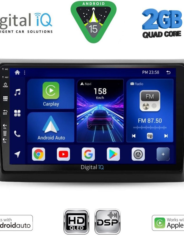 DIGITAL IQ BXC 3143_CPAA (9inc) MULTIMEDIA TABLET for FIAT DUCATO mod. 2021-2026