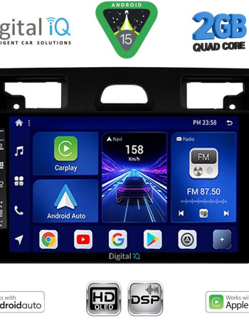 DIGITAL IQ BXC 3153BL_CPAA (9inc) MULTIMEDIA TABLET for FORD FIESTA mod. 2005-2008 (BLACK)
