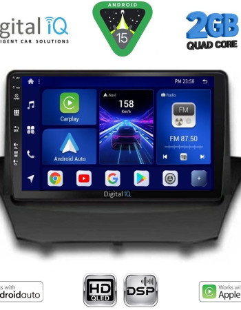 DIGITAL IQ BXC 3154A_CPAA (9inc) MULTIMEDIA TABLET for FORD FIESTA mod. 2008-2017