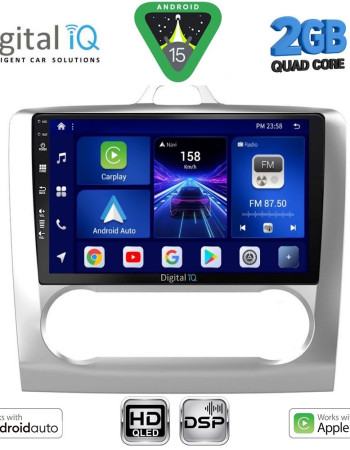 DIGITAL IQ BXC 3156SL_CPAA CLIMA (9inc) MULTIMEDIA TABLET for FORD FOCUS mod. 2005-2012 (SILVER)
