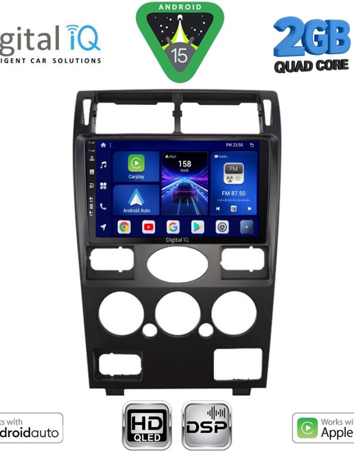 DIGITAL IQ BXC 3161B_CPAA (9inc) MULTIMEDIA TABLET for FORD MONDEO mod. 2003-2006