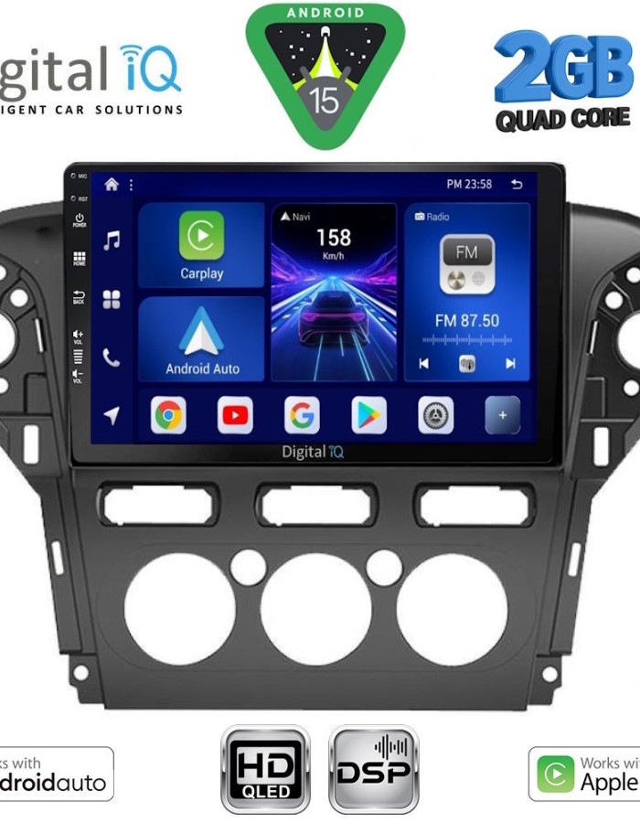 DIGITAL IQ BXC 3163AC_CPAA A/C (10inc) MULTIMEDIA TABLET for FORD MONDEO mod. 2011-2013