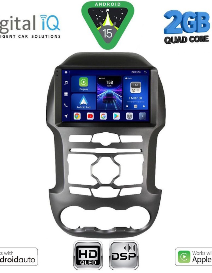 DIGITAL IQ BXC 3171S_CPAA (9inc) MULTIMEDIA TABLET for FORD RANGER mod. 2011-2015
