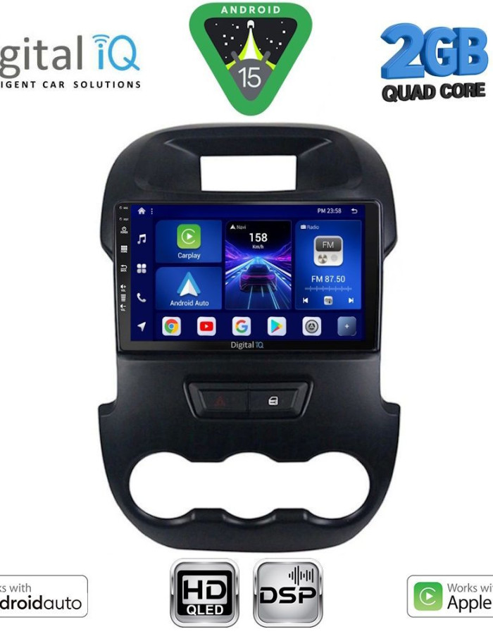 DIGITAL IQ BXC 3171_CPAA (9inc) MULTIMEDIA TABLET for FORD RANGER mod. 2011-2015