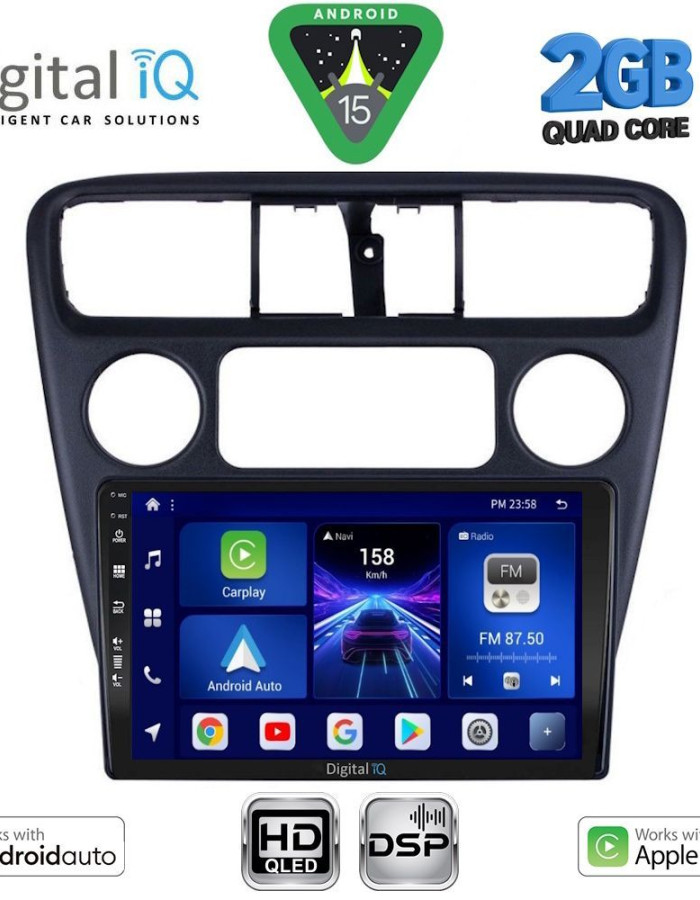DIGITAL IQ BXC 3181_CPAA (9inc) MULTIMEDIA TABLET for HONDA ACCORD COUPE mod. 1998-2004