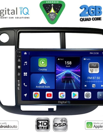 DIGITAL IQ BXC 3186_CPAA CLIMA (9inc) MULTIMEDIA TABLET for HONDA CIVIC mod. 1995-2001