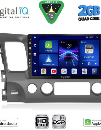 DIGITAL IQ BXC 3188_CPAA (10inc) MULTIMEDIA TABLET for HONDA CIVIC 4D mod. 2006-2012