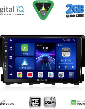 DIGITAL IQ BXC 3191_CPAA (9inc) MULTIMEDIA TABLET for HONDA CIVIC mod. 2016-2021