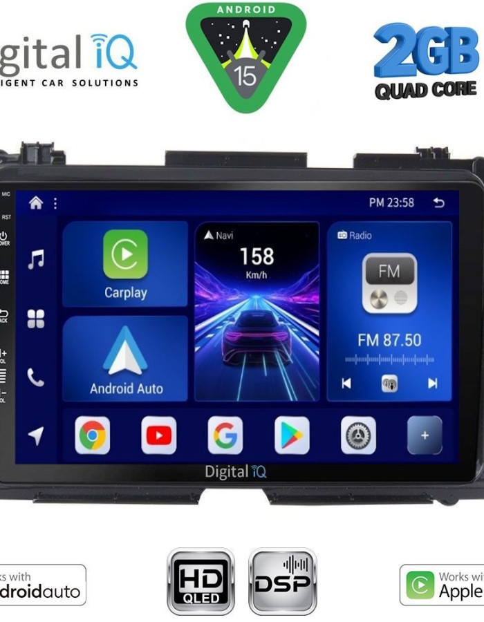 DIGITAL IQ BXC 3201_CPAA (9inc) MULTIMEDIA TABLET for HONDA HRV mod. 2015-2021