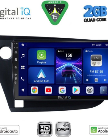DIGITAL IQ BXC 3205_CPAA (9inc) MULTIMEDIA TABLET for HONDA INSIGHT mod. 2009-2014