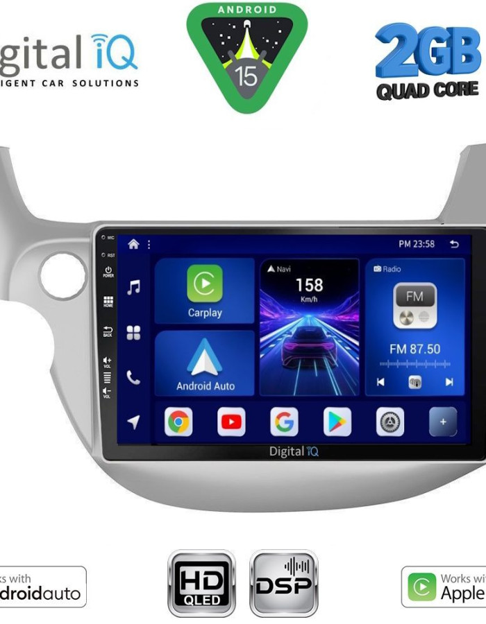 DIGITAL IQ BXC 3211_CPAA (10inc) MULTIMEDIA TABLET for HONDA JAZZ mod. 2008-2012
