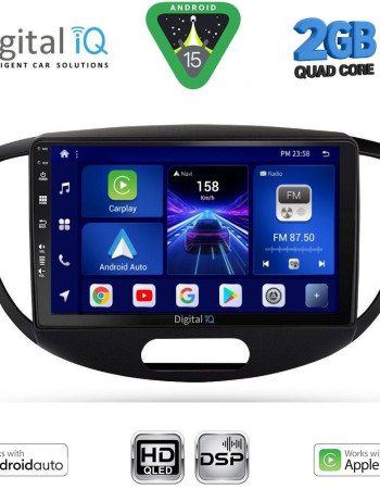 DIGITAL IQ BXC 3223_CPAA (9inc) MULTIMEDIA TABLET for HYUNDAI i10 mod. 2008-2013