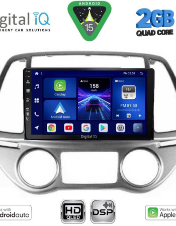 DIGITAL IQ BXC 3227_CPAA CLIMA (9inc) MULTIMEDIA TABLET for HYUNDAI i20 mod. 2008-2012