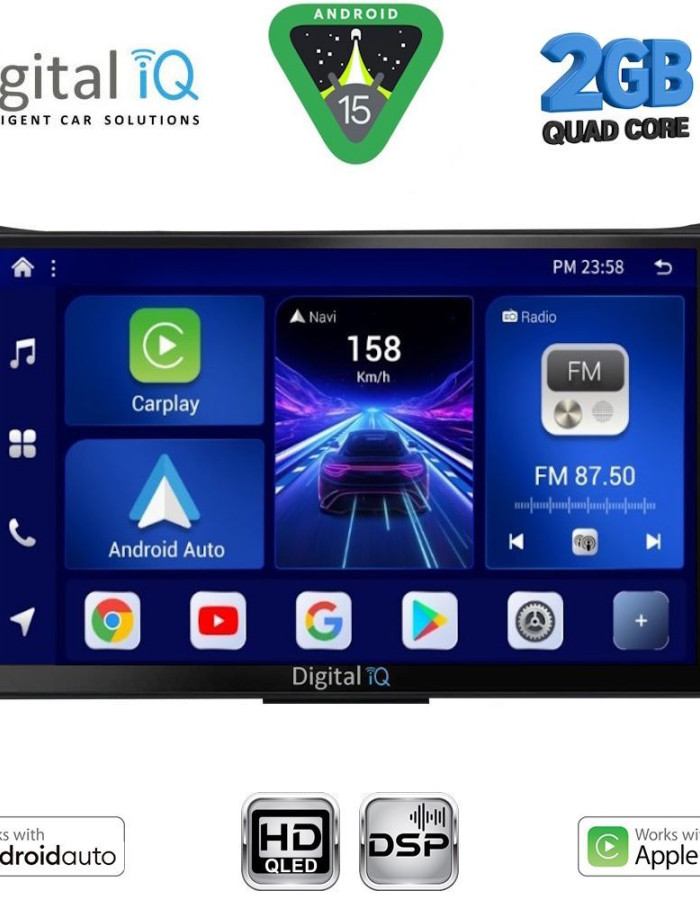DIGITAL IQ BXC 3232_CPAA (9inc) MULTIMEDIA TABLET for HYUNDAI i30 mod. 2012-2017