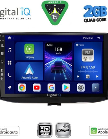 DIGITAL IQ BXC 3233_CPAA (9inc) MULTIMEDIA TABLET for HYUNDAI i30 mod. 2018-2025