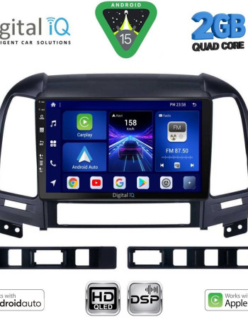 DIGITAL IQ BXC 3239_CPAA (9inc) MULTIMEDIA TABLET for HYUNDAI SANTA FE mod. 2005-2013