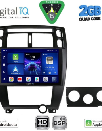 DIGITAL IQ BXC 3241BL_CPAA (10inc) MULTIMEDIA TABLET for HYUNDAI TUCSON mod. 2004-2010 (BLACK)