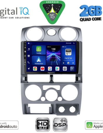 DIGITAL IQ BXC 3254SL_CPAA (9inc) MULTIMEDIA TABLET for ISUZU D-MAX mod. 2008-2012 (SILVER)