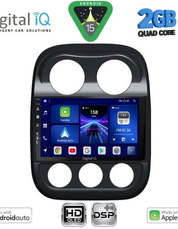 DIGITAL IQ BXC 3277_CPAA (10inc) MULTIMEDIA TABLET for JEEP COMPASS - PATRIOT mod. 2007-2016