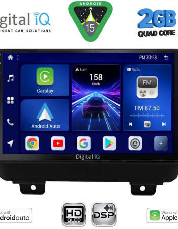 DIGITAL IQ BXC 3298_CPAA (9inc) MULTIMEDIA TABLET for JEEP WRANGLER mod. 2018-2026