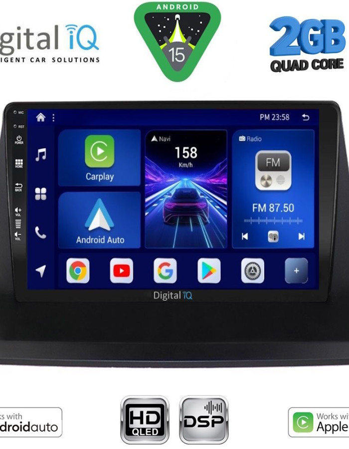 DIGITAL IQ BXC 3350_CPAA (9inc) MULTIMEDIA TABLET for LEXUS NX 200 mod. 2014-2022