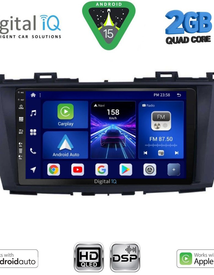 DIGITAL IQ BXC 3371_CPAA (9inc) MULTIMEDIA TABLET for MAZDA 5 mod. 2011-2020