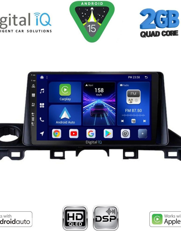 DIGITAL IQ BXC 3379_CPAA (9inc) MULTIMEDIA TABLET for MAZDA 6 mod. 2017-2020