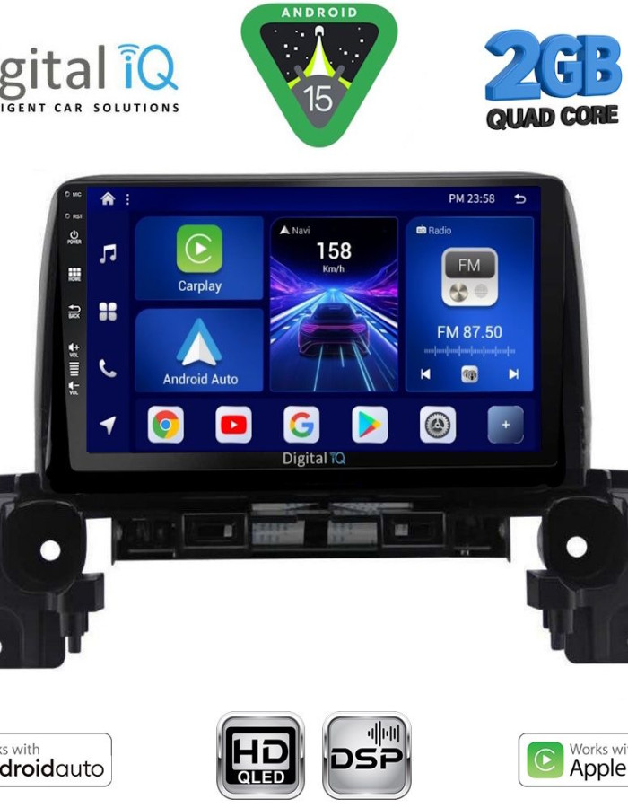 DIGITAL IQ BXC 3381_CPAA (9inc) MULTIMEDIA TABLET for MAZDA CX5 mod. 2017-2025