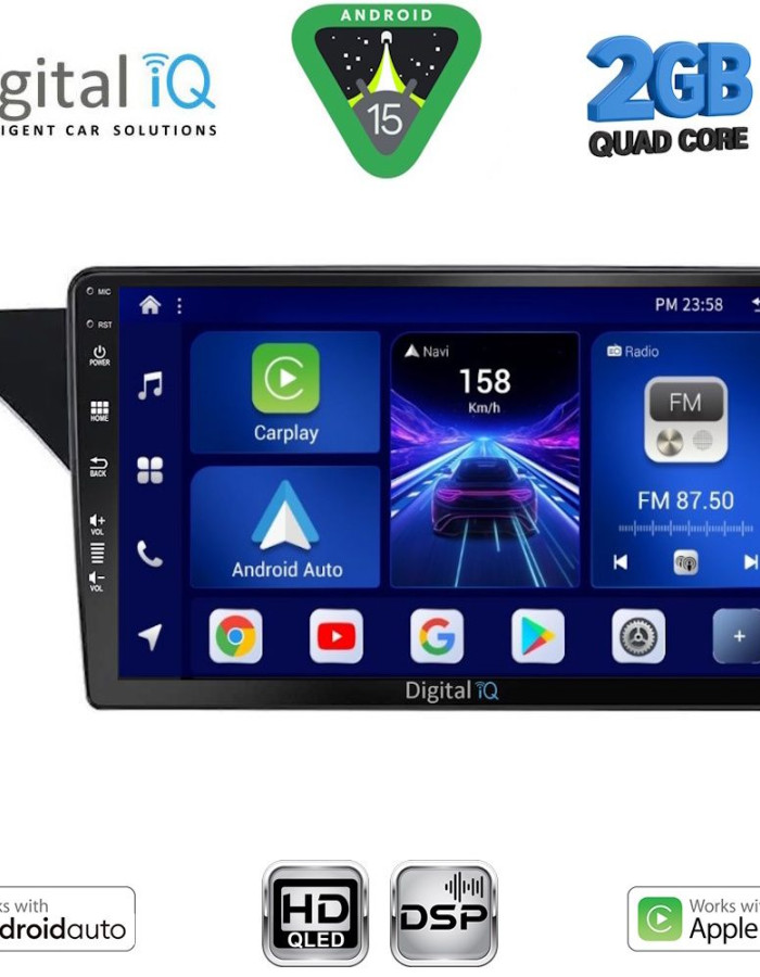 DIGITAL IQ BXC 3411_CPAA (NTG 4.0) (9inc) MULTIMEDIA TABLET for MERCEDES GLK (X204) mod. 2008-2012