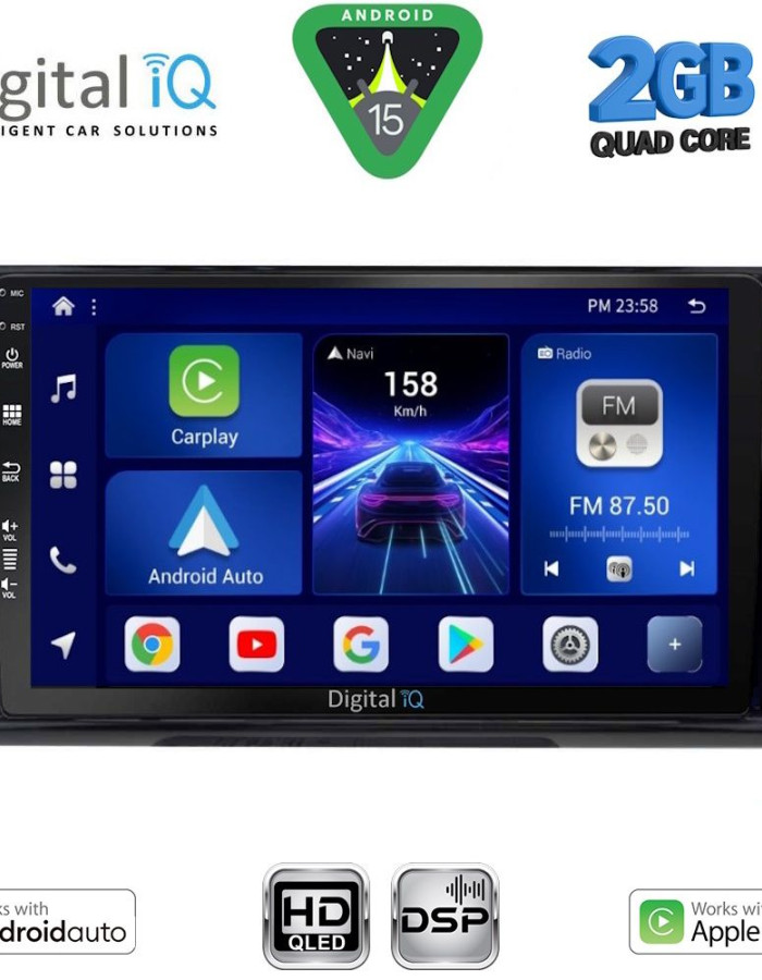 DIGITAL IQ BXC 3414_CPAA (9inc) MULTIMEDIA TABLET for MERCEDES ML (W164) – GL (X164) mod. 2005-2011