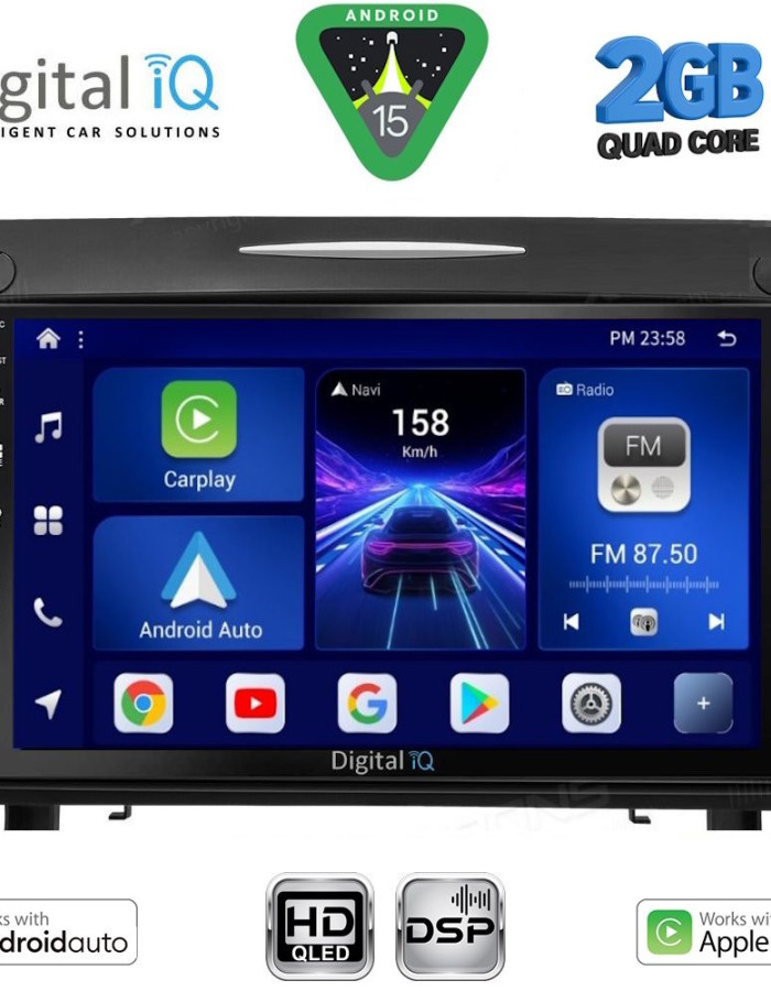 DIGITAL IQ BXC 3419_CPAA (9inc) MULTIMEDIA TABLET for MERCEDES SLK R171 mod. 2004-2010