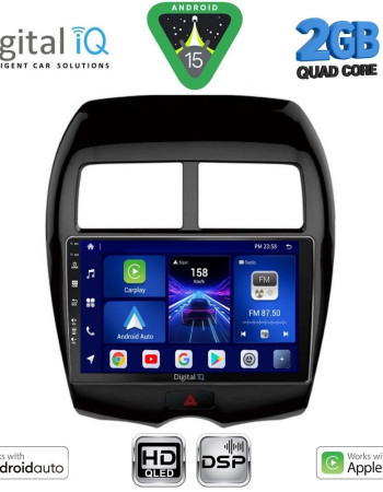 DIGITAL IQ BXC 3430_CPAA (10inc) MULTIMEDIA TABLET for MITSUBISHI ASX mod. 2009-2019 - PEUGEOT 4008 mod. 2012-2018