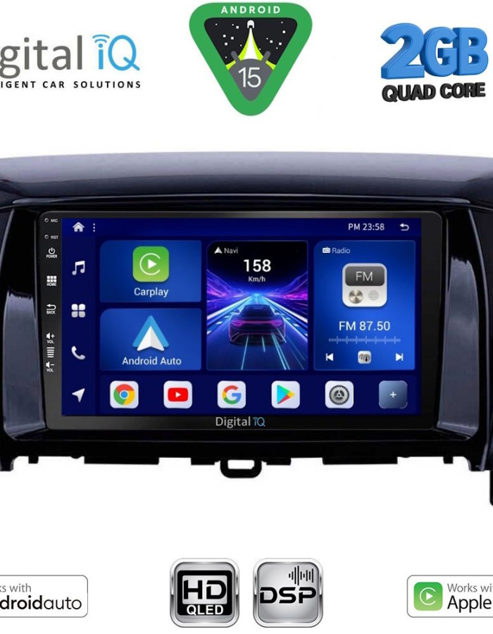 DIGITAL IQ BXC 3432_CPAA (9inc) MULTIMEDIA TABLET for MITSUBISHI ECLIPSE CROSS mod. 2018-2026