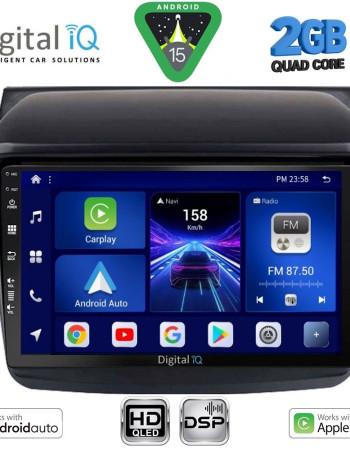 DIGITAL IQ BXC 3436_CPAA (9inc) MULTIMEDIA TABLET for MITSUBISHI L200 mod. 2006-2015