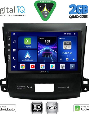 DIGITAL IQ BXC 3442_CPAA (9inc) MULTIMEDIA TABLET for CITROEN C-CROSSER | MITSUBISHI OUTLANDER | PEUGEOT 4007 mod. 2006-2012