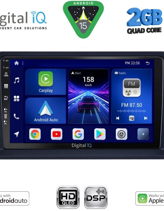 DIGITAL IQ BXC 3445_CPAA (9inc) MULTIMEDIA TABLET for MITSUBISHI PAJERO mod. 1999-2006