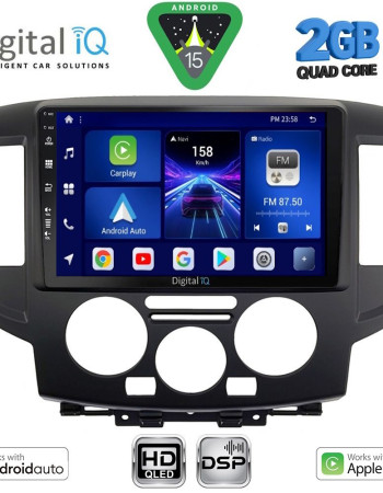 DIGITAL IQ BXC 3458BL_CPAA (9inc) MULTIMEDIA TABLET for NISSAN NV 200 mod. 2009-2020 (BLACK)