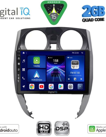 DIGITAL IQ BXC 3464_CPAA (10inc) MULTIMEDIA TABLET for NISSAN NOTE mod. 2012-2020