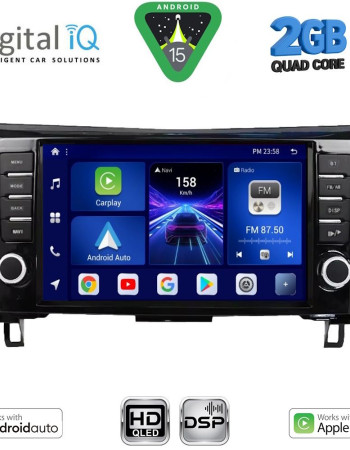 DIGITAL IQ BXC 3467_CPAA (9inc) MULTIMEDIA TABLET for NISSAN QASHQAI - XTRAIL mod. 2014-2021